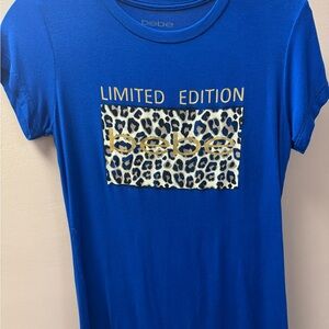 Bebe Royal Blue Tee